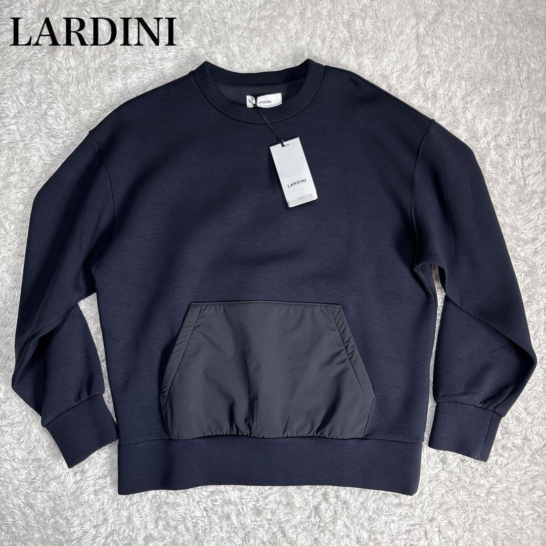 新品 タグ付き LARDINI ラルディーニ スウェット S 23AW ネイビートップス