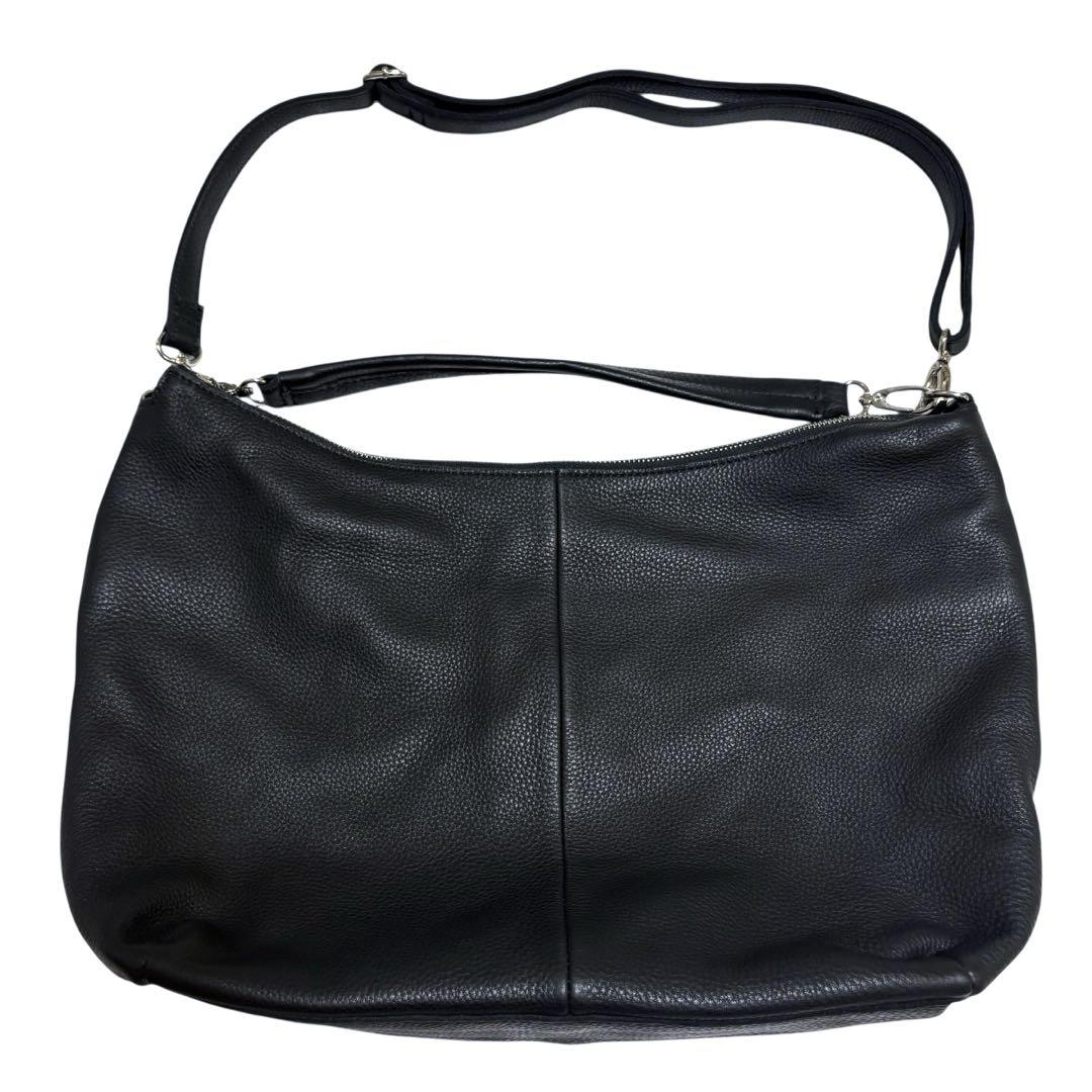 極美品 ear papillonner 2way レザー ショルダーバッグ