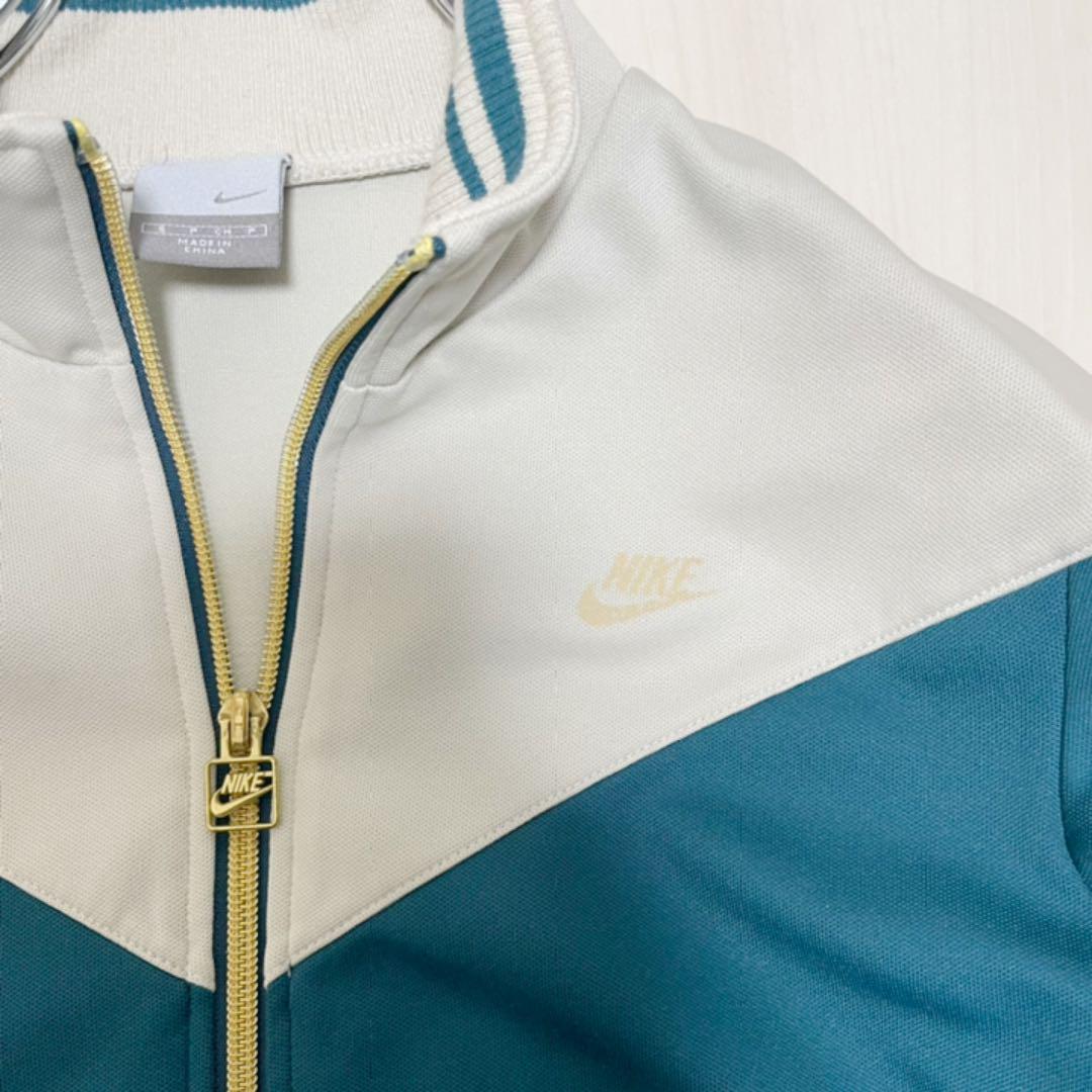 正規品定番 90s NIKE ナイキ ジャージ トラックジャケット グリーン S F8PxH-m46853489930 セール爆買い