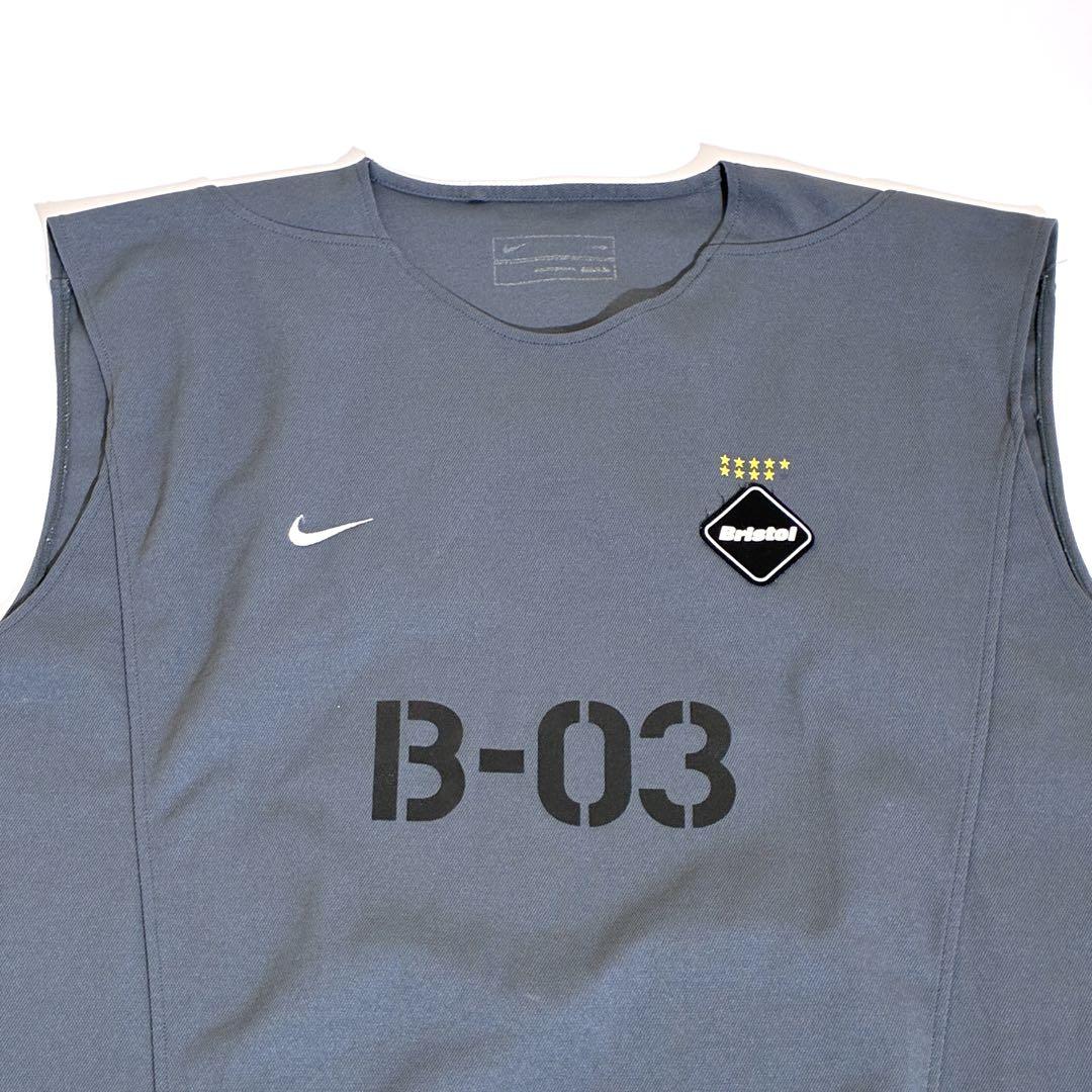 Nike FCRB ノースリーブ タンクトップ ブリストル グレー