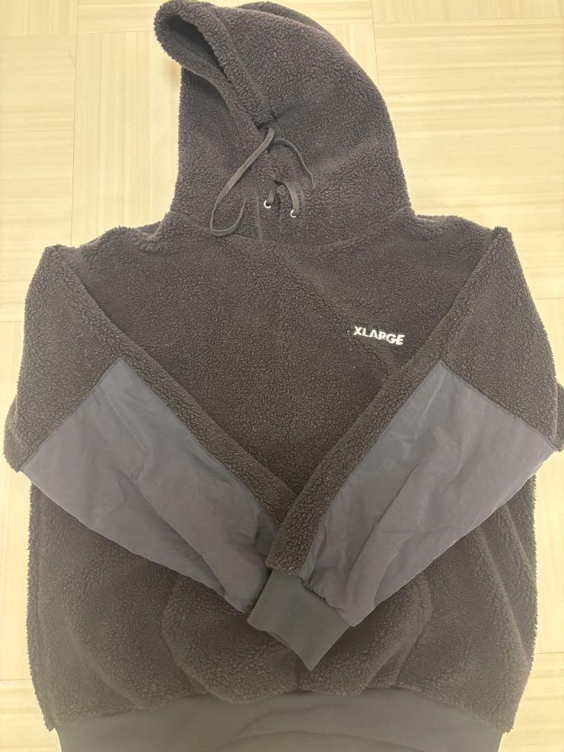 XLARGE フリースパーカー XL グレー