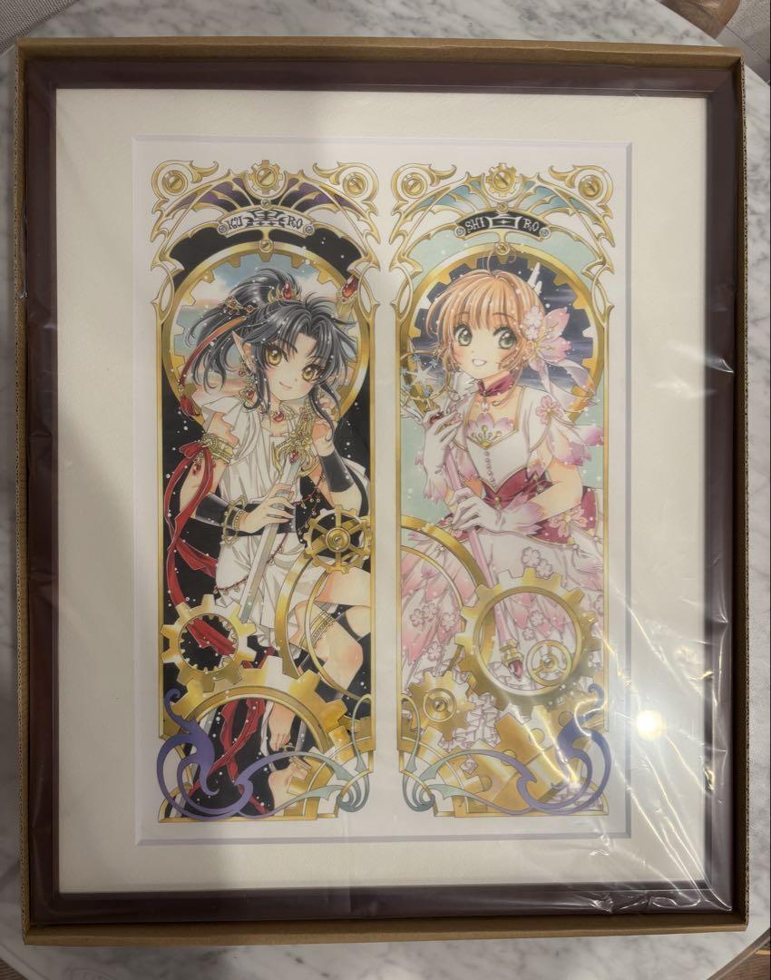 カーキャッチャー　アクリル画　原画 新品】複製原画 CLAMP展 描き下ろし 阿修羅＆さくら - メルカリ