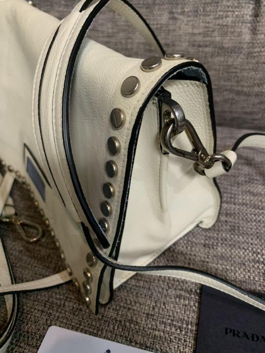国産爆買い PRADA ショルダーバッグ スタッズ c5bYn-m46858199654 プラダ エティケット 新品正規店