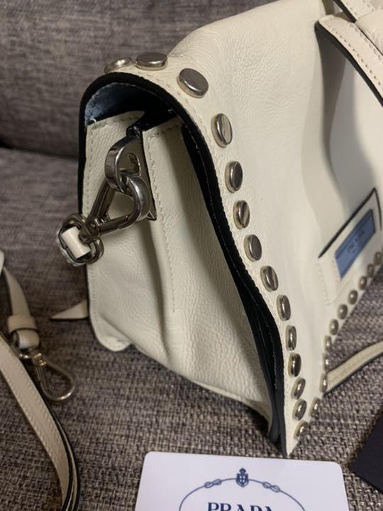 国産爆買い PRADA ショルダーバッグ スタッズ c5bYn-m46858199654 プラダ エティケット 新品正規店