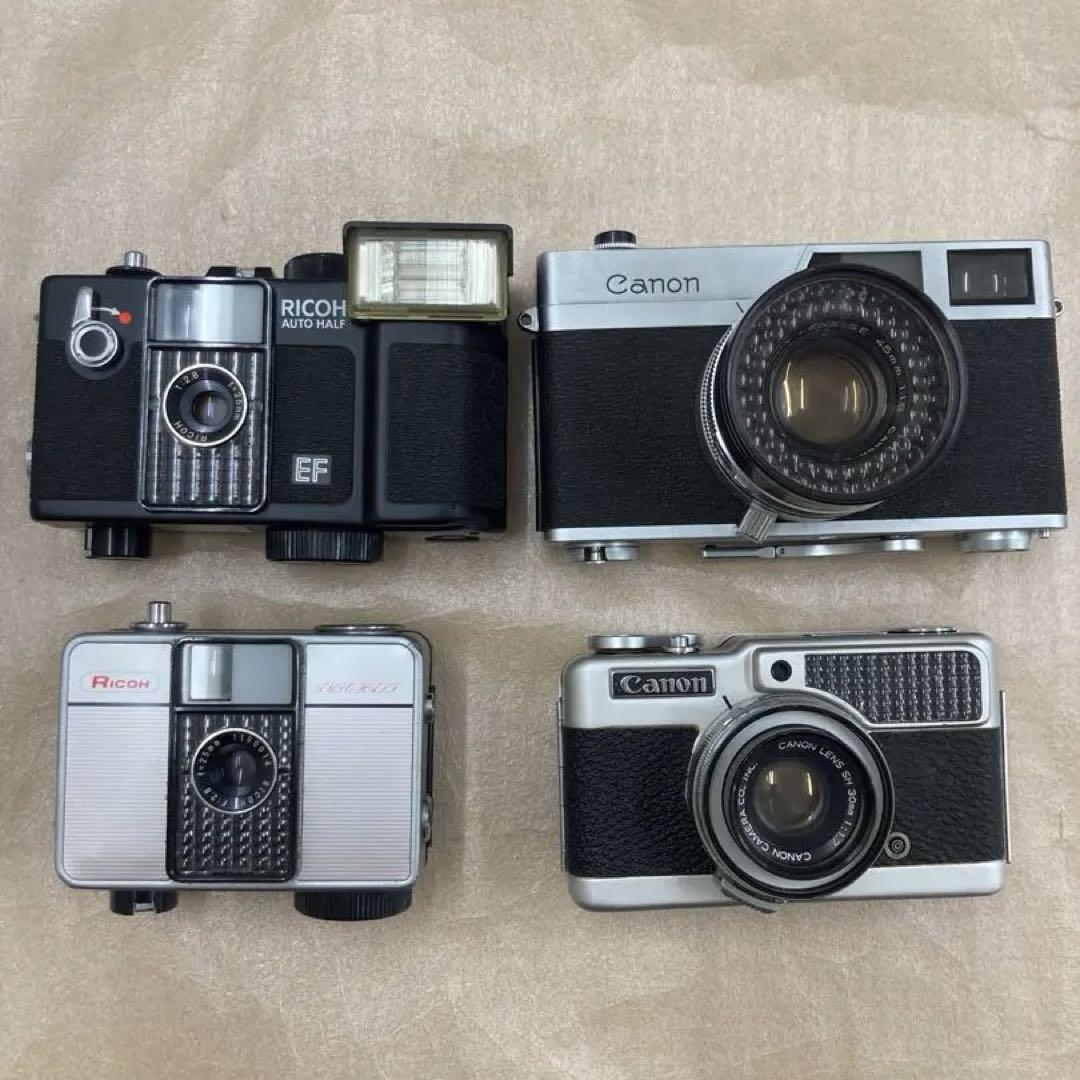 Ricoh EF & Canon 35mm フィルムカメラセット