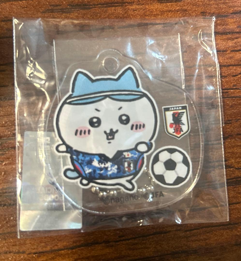 ハチワレ 日本代表キーホルダー ちいかわ サッカー日本代表 サムライブルー アクリルキーホルダー