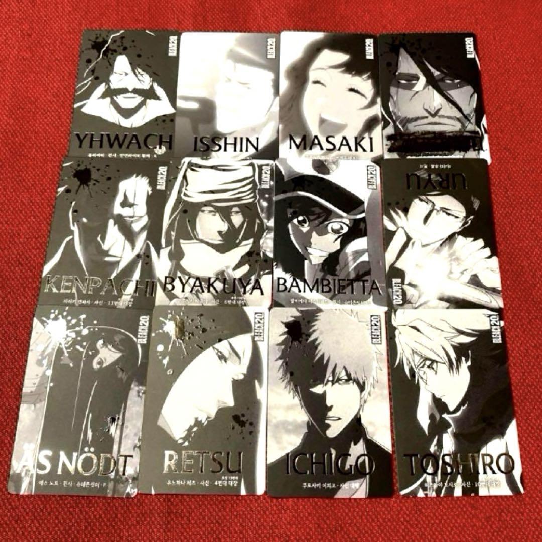 BLEACH 955 韓国 原画展 箔押しカード 未開封 全種 セット