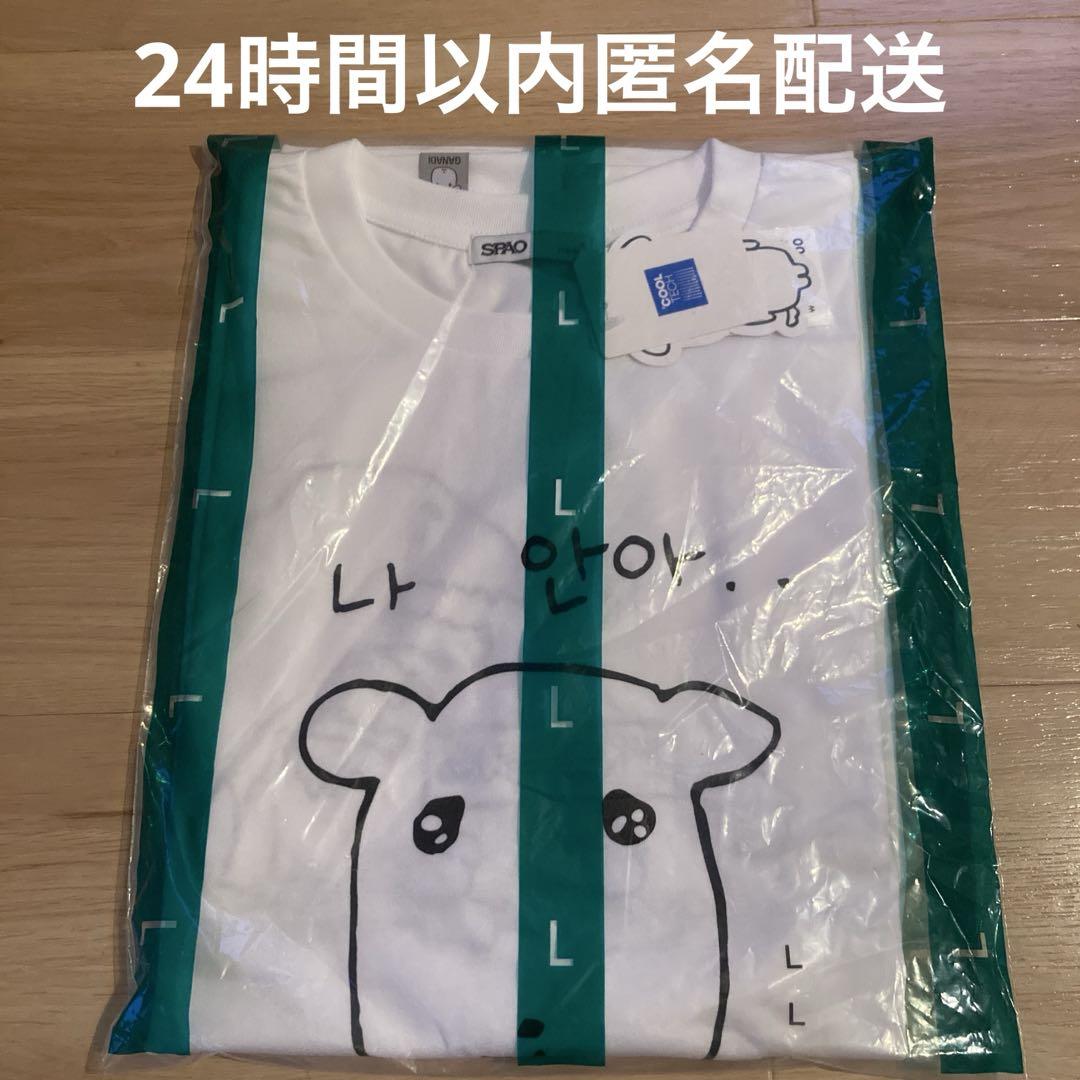 ガナディ 가나디 ポップアップ 나 안아 Tシャツ　韓国　犬