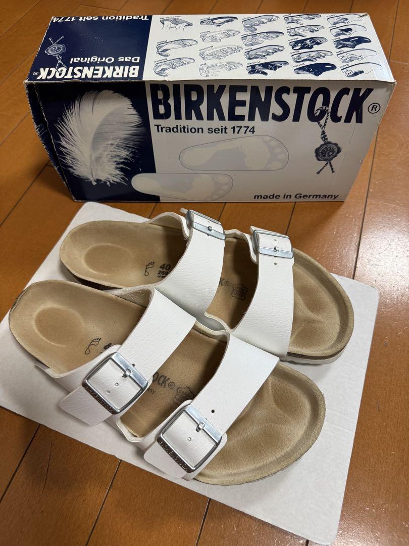 ビルケンシュトック BIRKENSTOCK アリゾナ ホワイト26cm 40