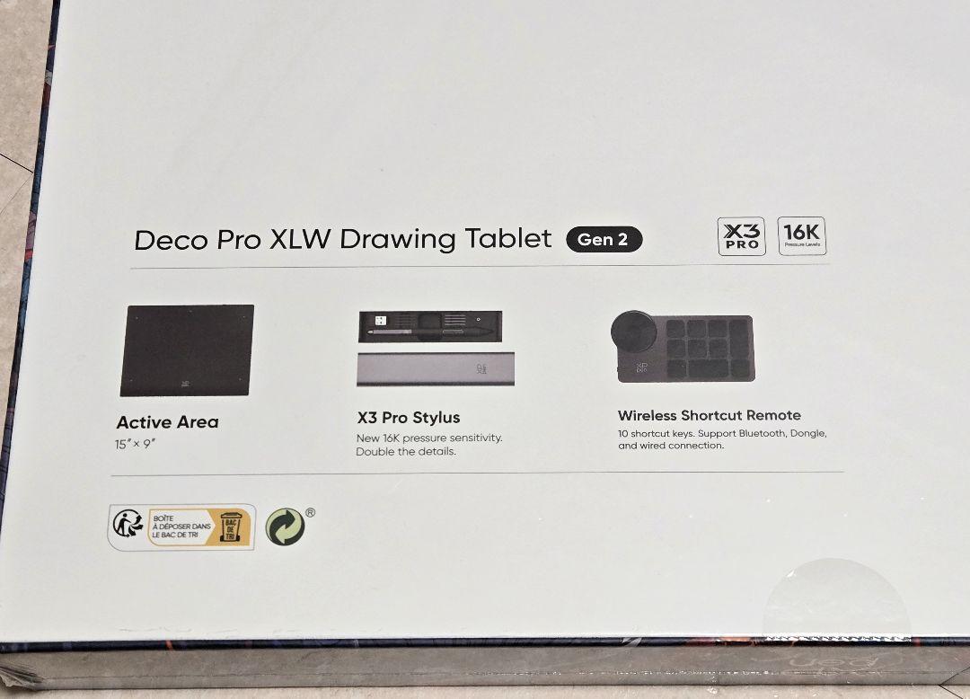 XPPen Deco Pro XLW (Gen2) ペンタブ新品 未開封