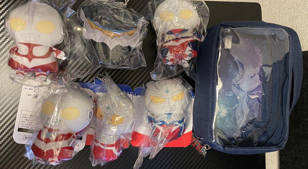 未開封 ウルトラマン ぷちマスコットキーホルダー 6体セット マスコットポーチ