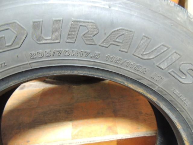 T35　205/70R17.5 LT　ブリヂストン　207　4本　2021年