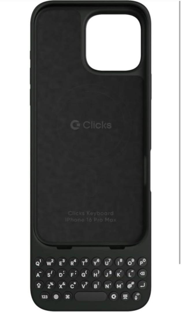 Clicks iPhone 16 Pro Max キーボードケース