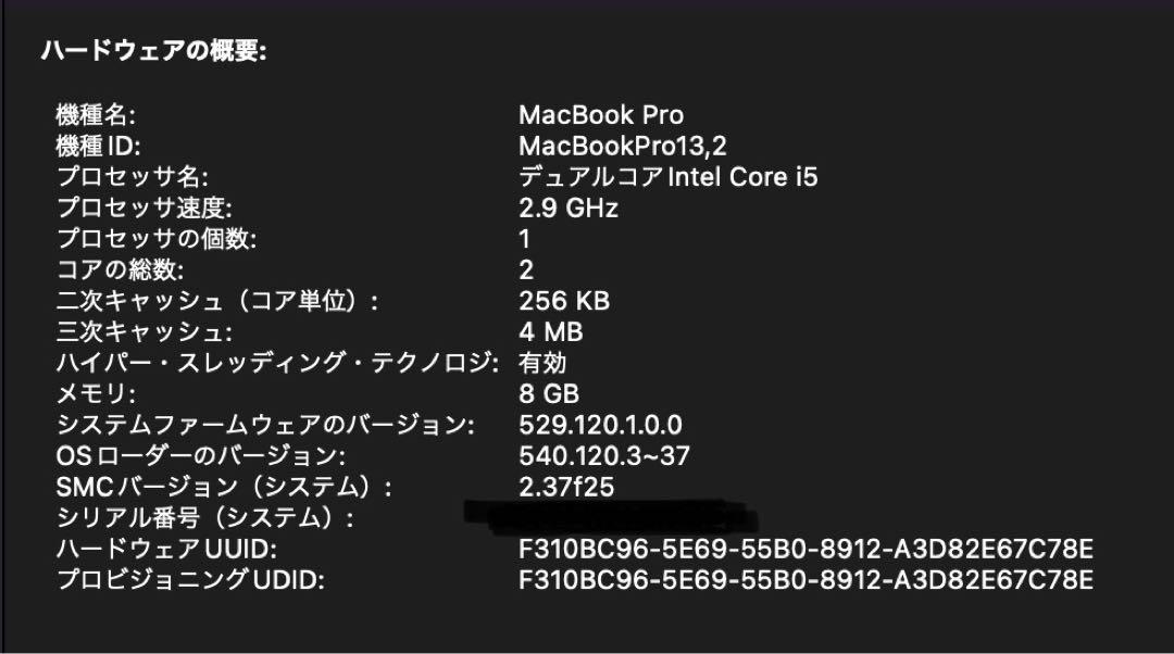 【美品】MacBook Pro 2016 シルバー