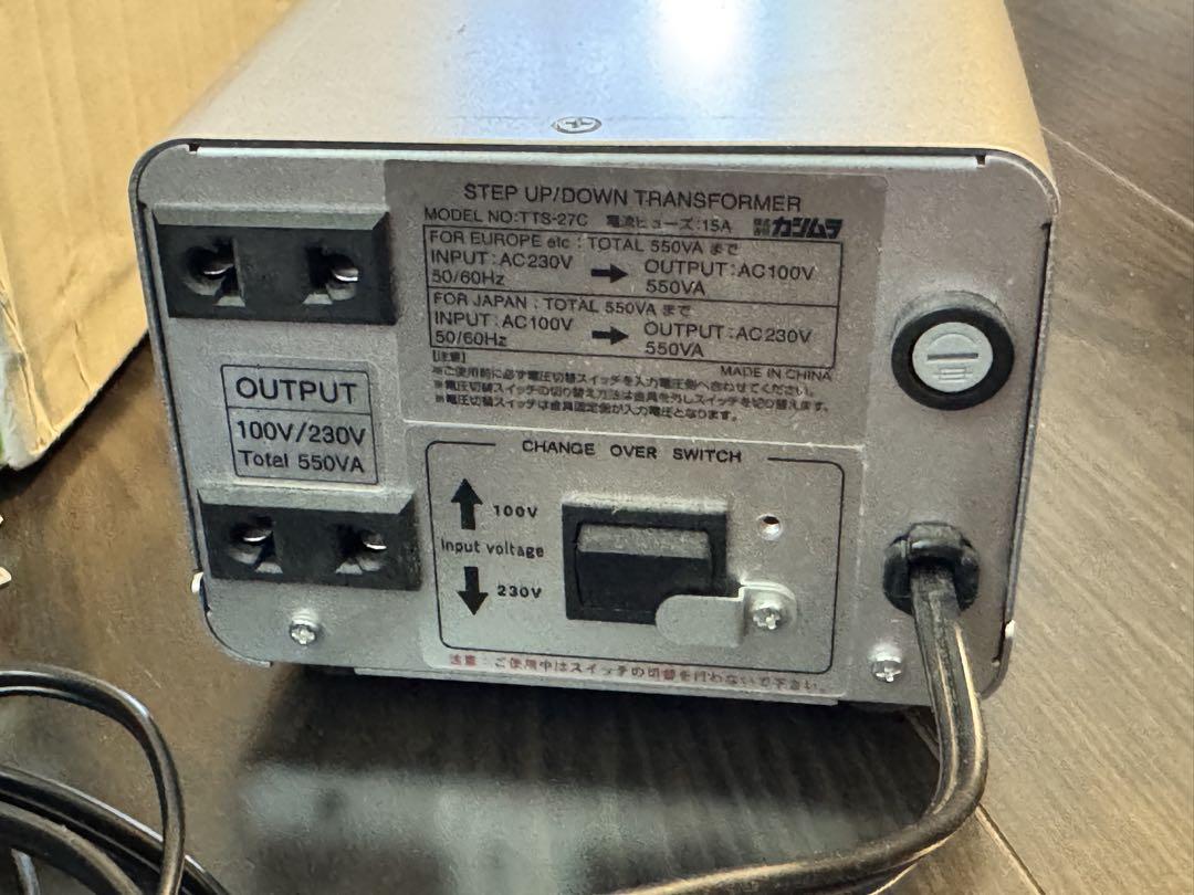 Kashimura WT-11EJ 変圧器 550VA - メルカリ