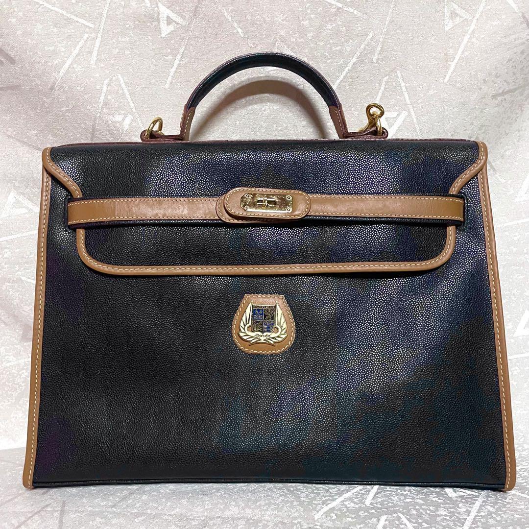 未使用美品【ランセル/LANCEL】ヴィンテージ ビジネスバッグ 2way