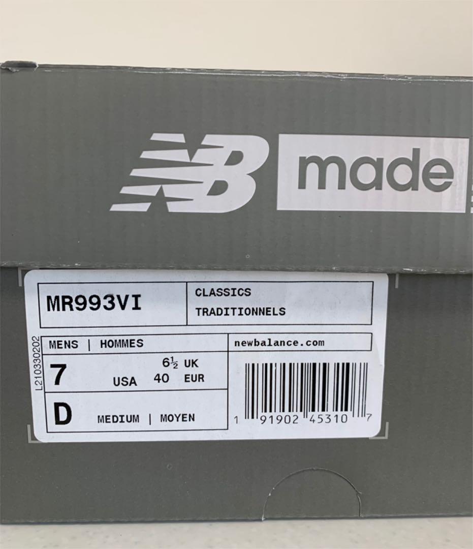 低価国産 新品未使用 ニューバランス 993 インディゴ Ro3ba-m46877571691 海外限定 25.0cm 最安値低価