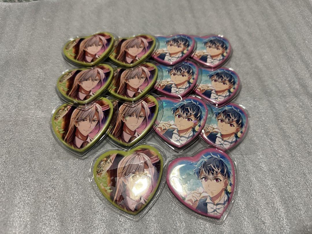アイドリッシュセブン（原作版） キラキラハート型缶バッジ