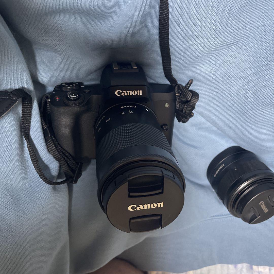 Canon EOS Kiss M ミラーレス一眼 カメラWレンズKIT
