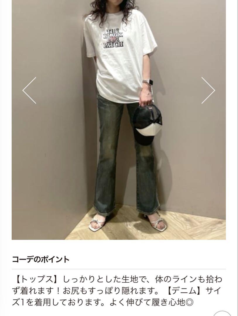 MOUSSY blackeyepatch OG ラインストーンTEE white - メルカリ