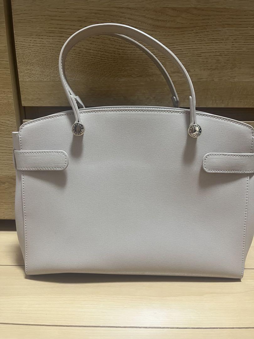 FURLA フルラ　ハンドバッグ　ピンクベージュ