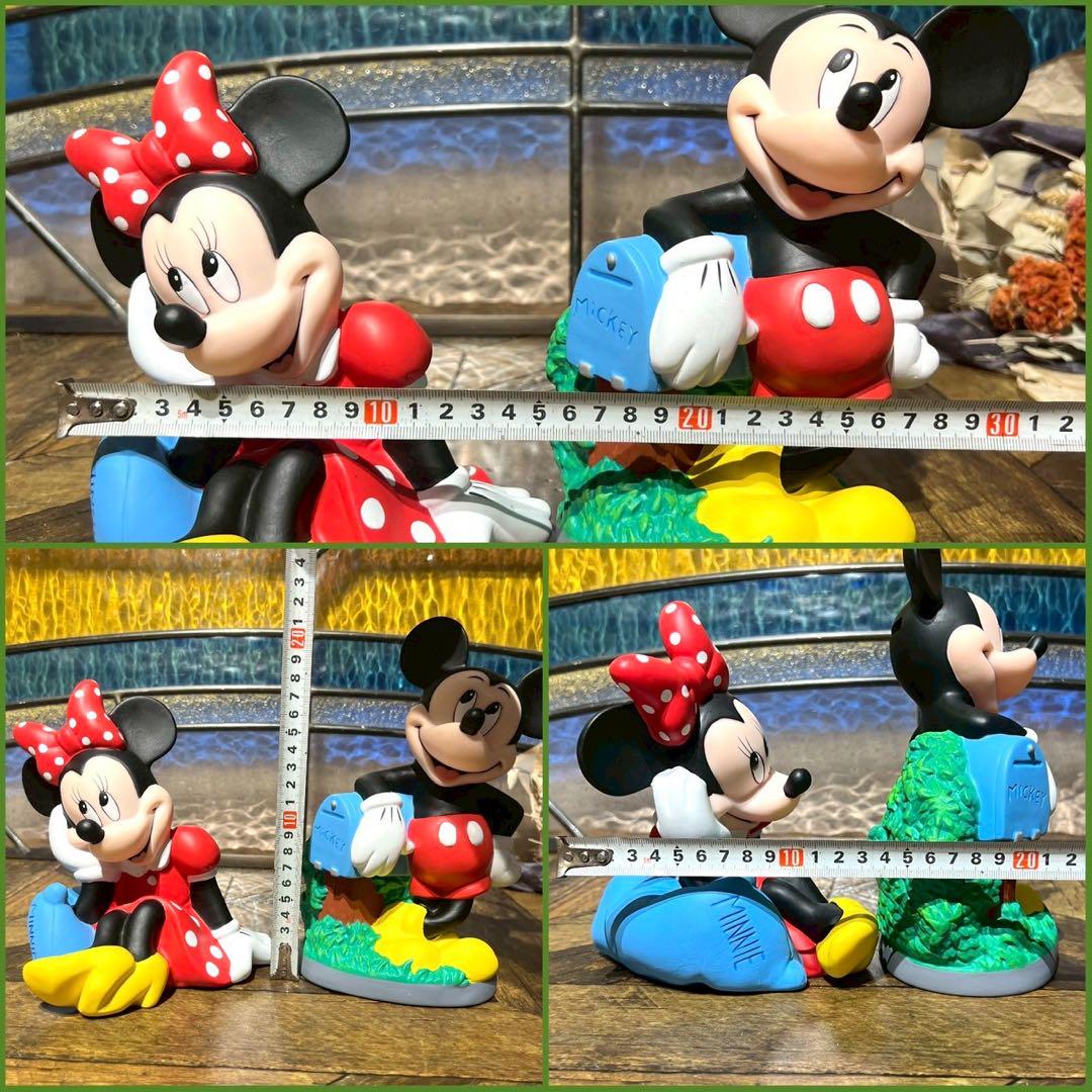 ディズニーランド ミッキー ミニー 廃盤 ソフビ フィギュア