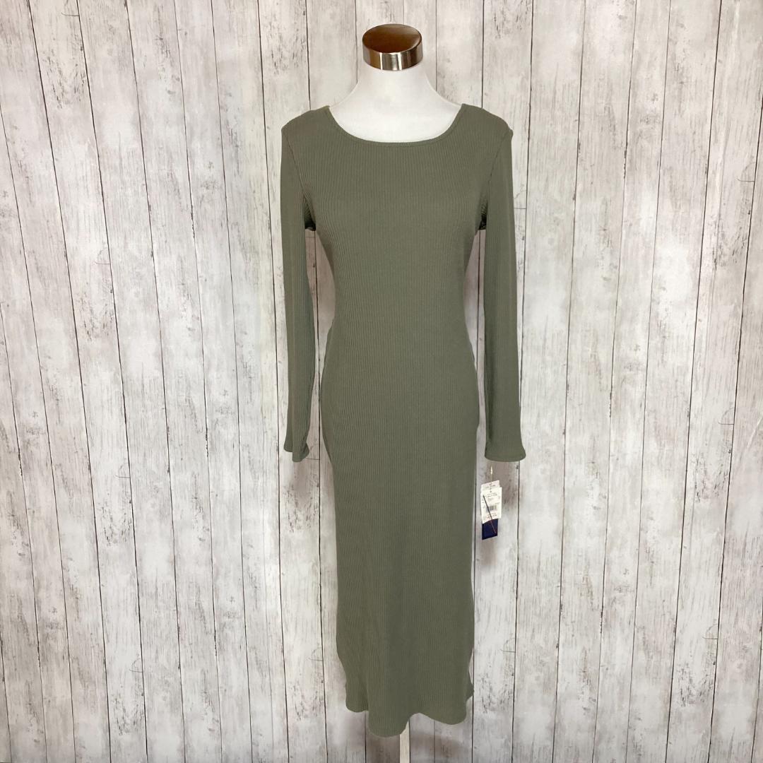 【ブラウン】 Lily Brown タグ付き バックレースアップワンピース サイズF 匿名配送 4TBli-m46888345665 サイズ