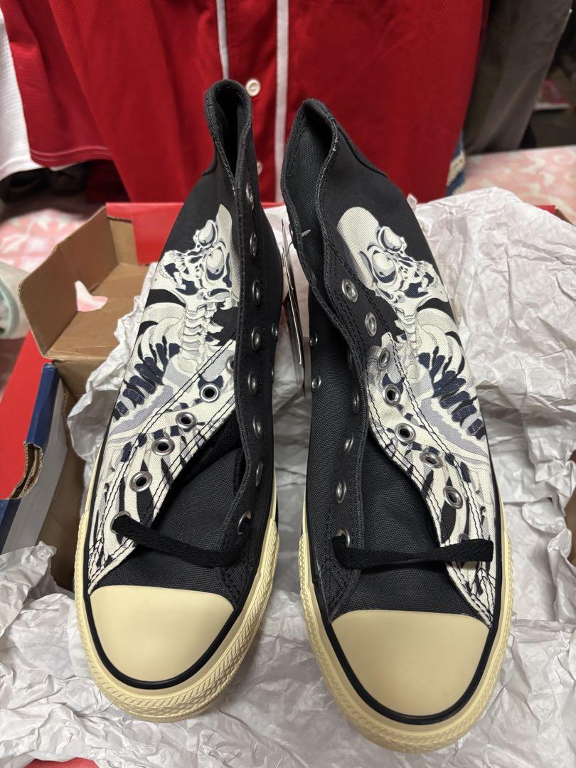 Converse All Star ハイカット ブラックスカル