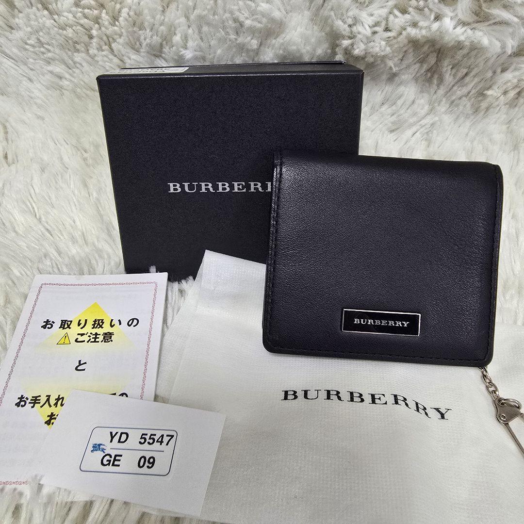 ✨新品✨BURBERRY バーバリー コインケース ブラック レザー