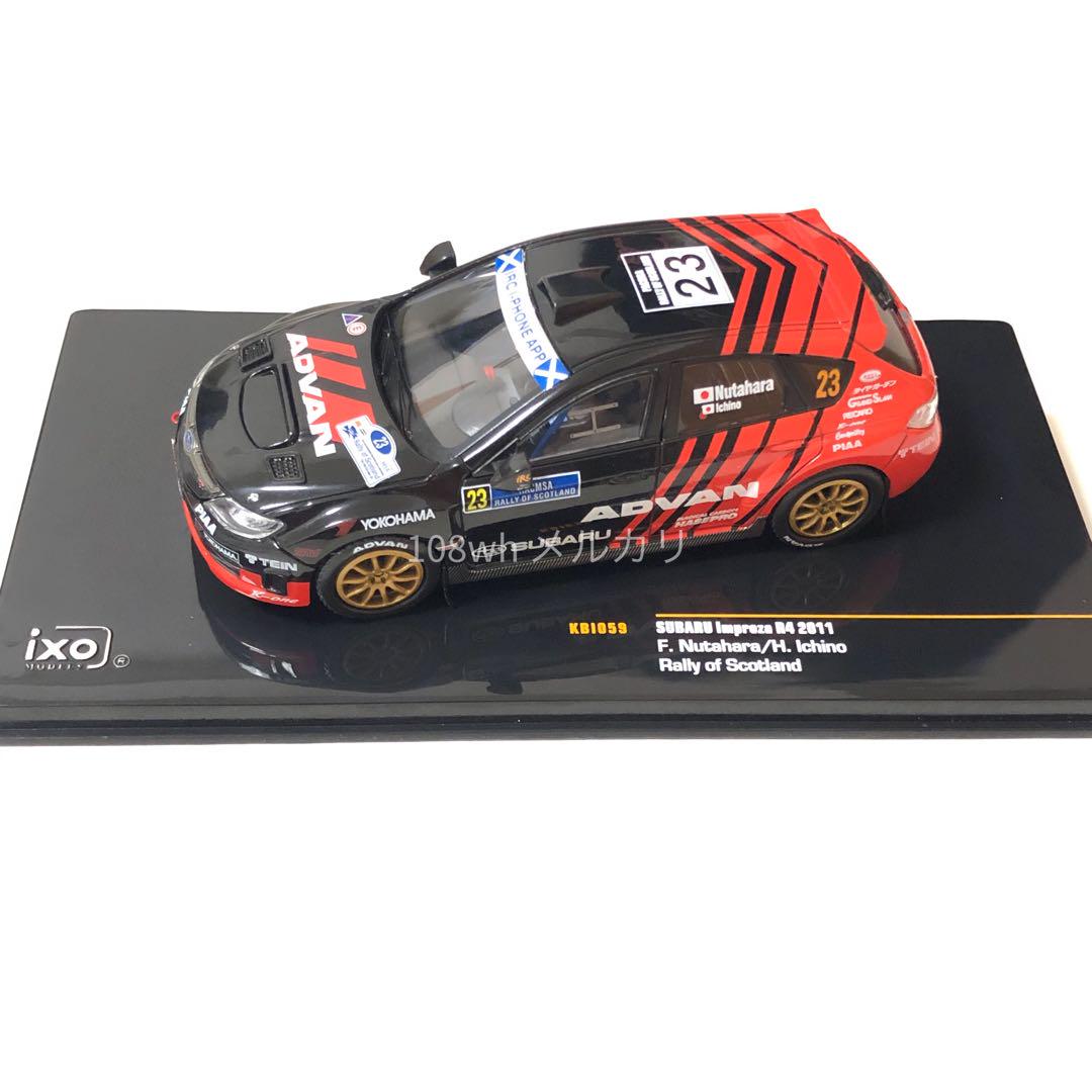 ミニカー 1/43 SUBARU IMPREZA WRX STI R4 ADVAN GRB