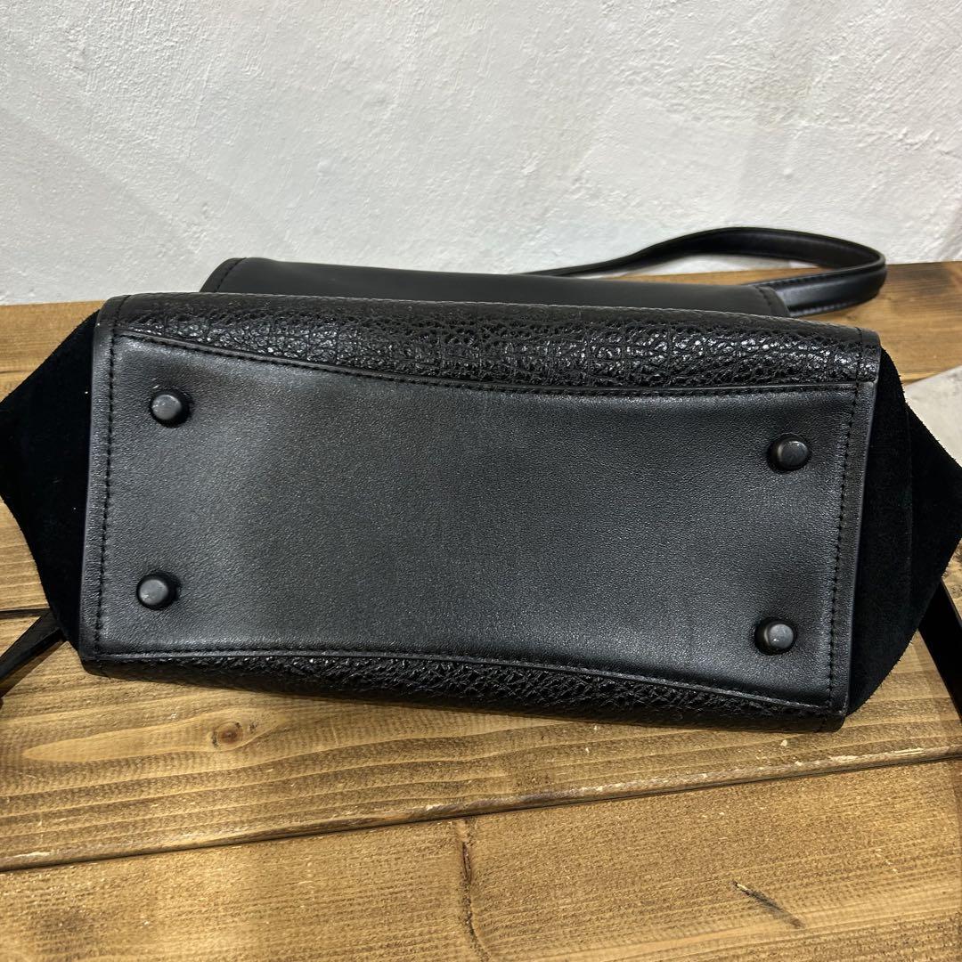 極美 COACH 2way ショルダーバッグ キャリーオール F22348