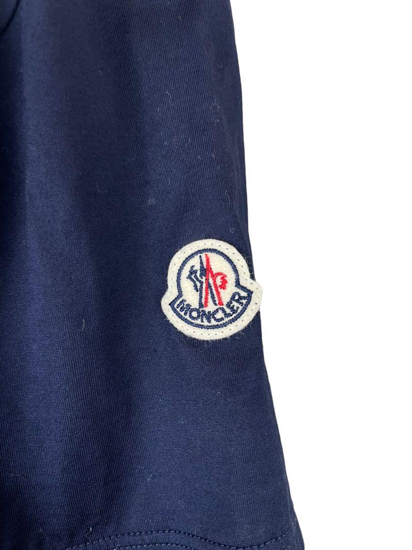 【美品】MONCLER  モンクレール　異素材半袖カットソー　花柄　ゆったり