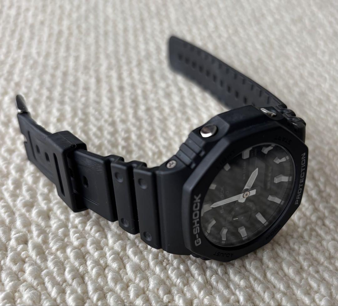 未使用に近い G-SHOCK GA-2100-1A カシオーク[美品]