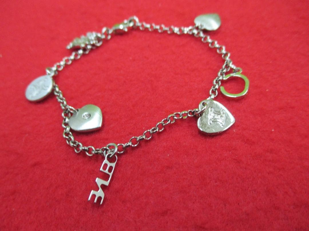 セリーヌ CELINE ブレスレット ヴィンテージ シルバーカラー 即日配送