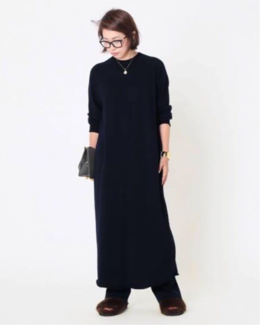Deuxieme Classe CAPRI クルーネックワンピース