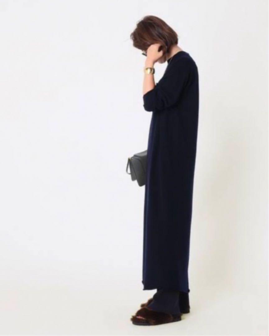 Deuxieme Classe CAPRI クルーネックワンピース