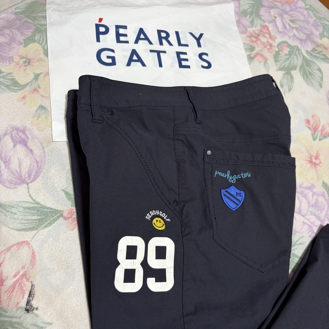 美品サイズ0/PEARLY GATES/春夏/ウエスト伸縮5Pストレッチパンツ