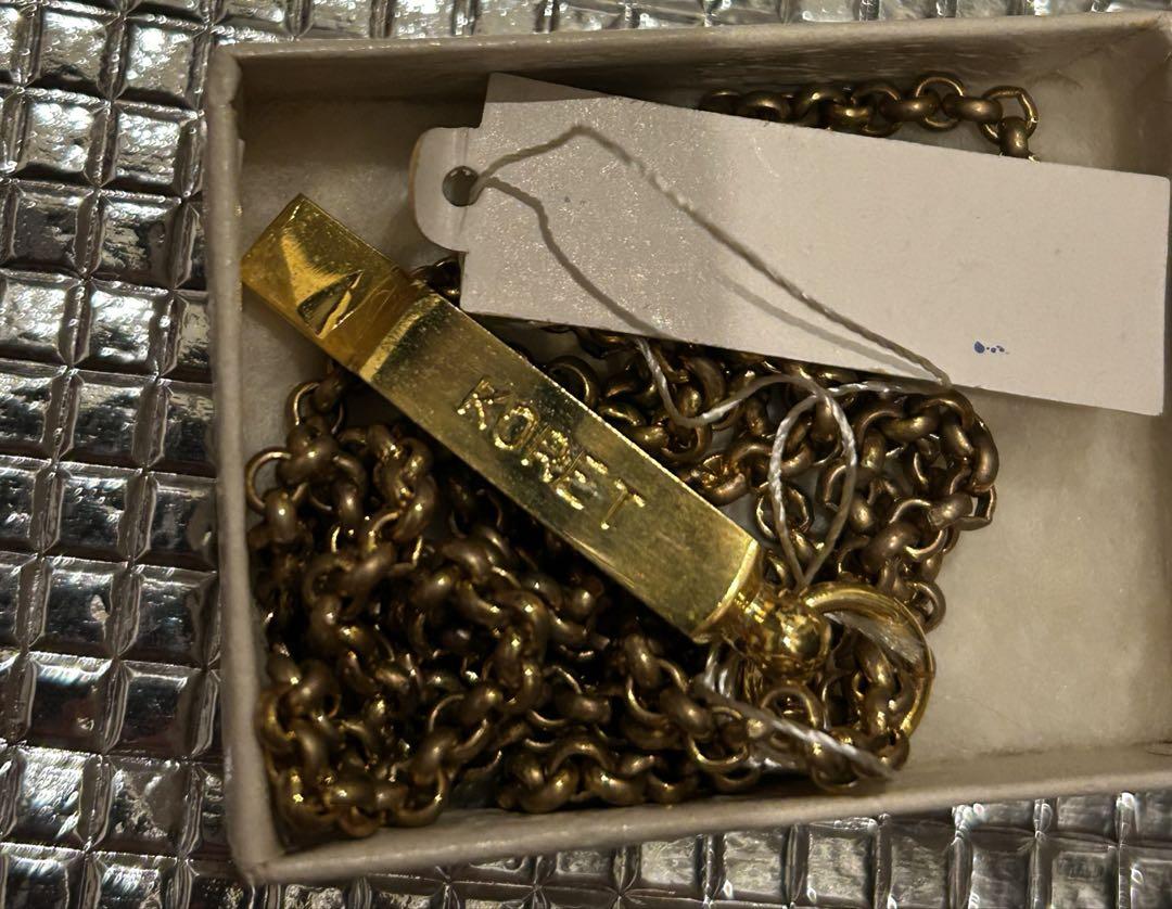 【希少・ヴィンテージ】KORET コレット ネックレス 金色　アンティーク