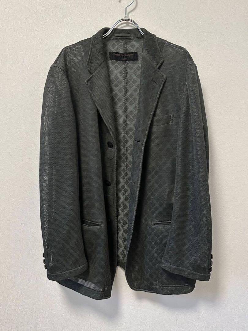 超希少　comme des garcons メッシュ　テーラードジャケット