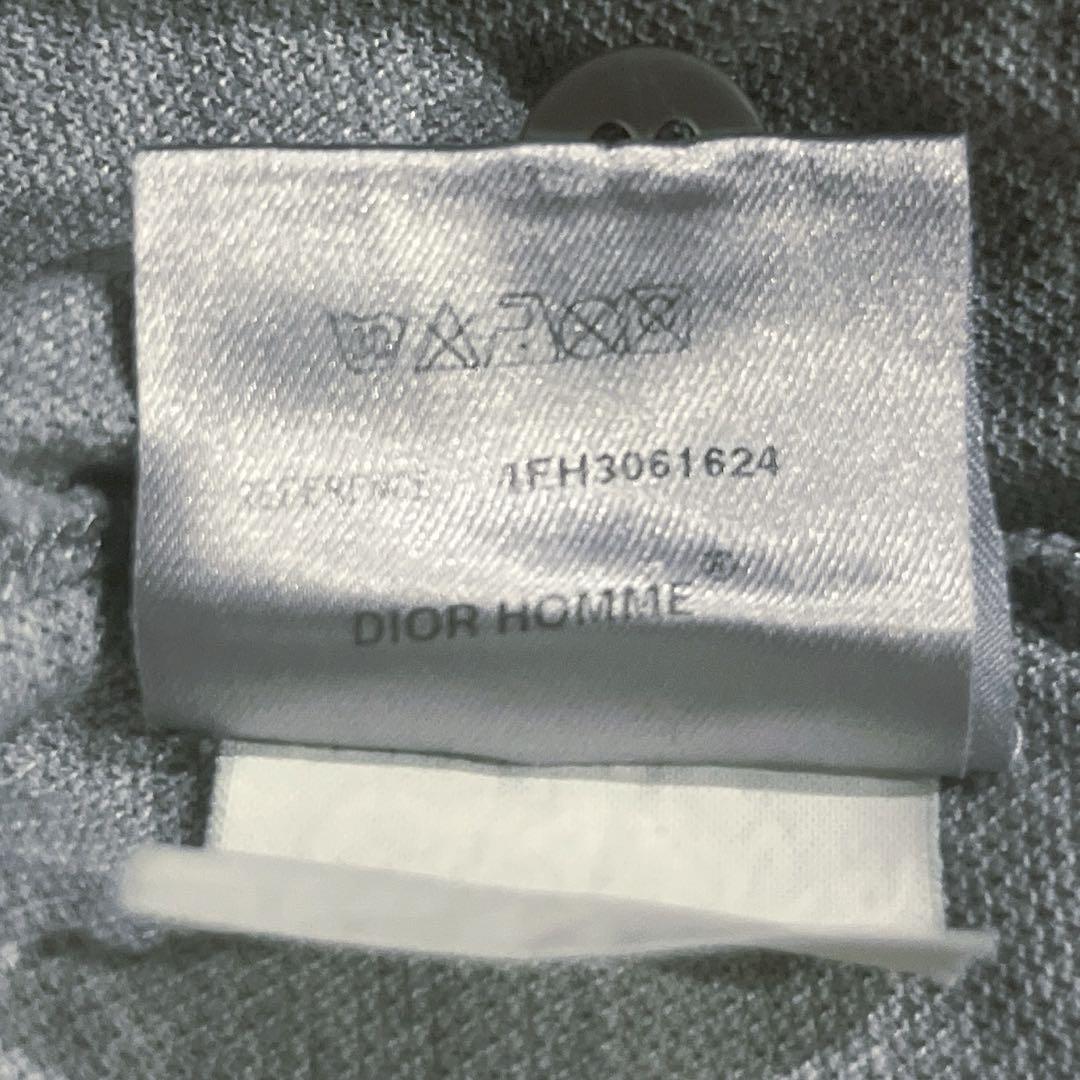 Dior Homme　ディオールオム　半袖ポロシャツ　グレー