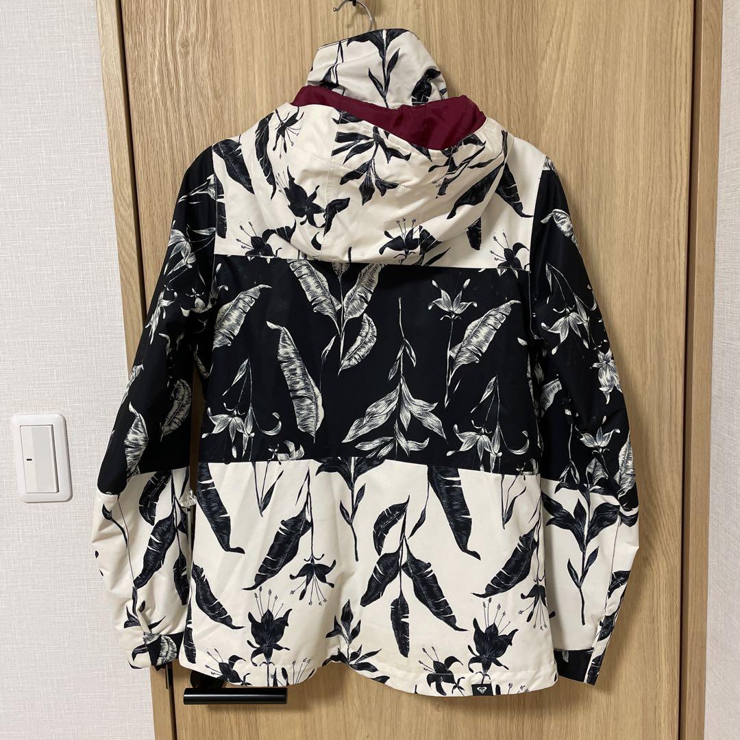美品　ROXY 花柄 ボタニカル柄　スノーボードジャケット Sサイズ