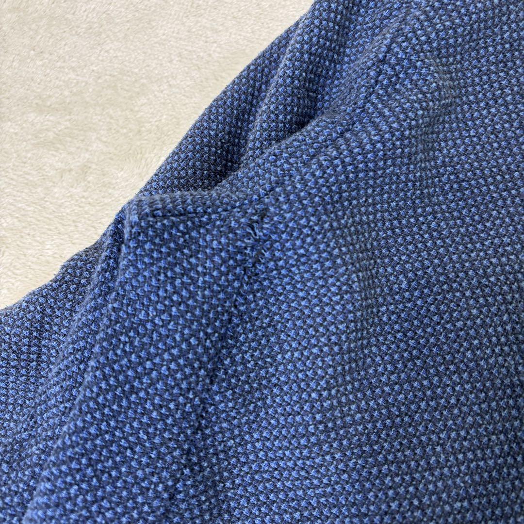 希少コラボ】タリアトーレ × Brilla テーラードジャケット 青 背抜き
