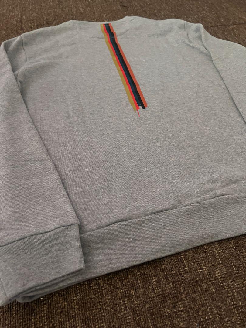ポールスミス　21AW 'Painted Stripe'スウェットシャツ