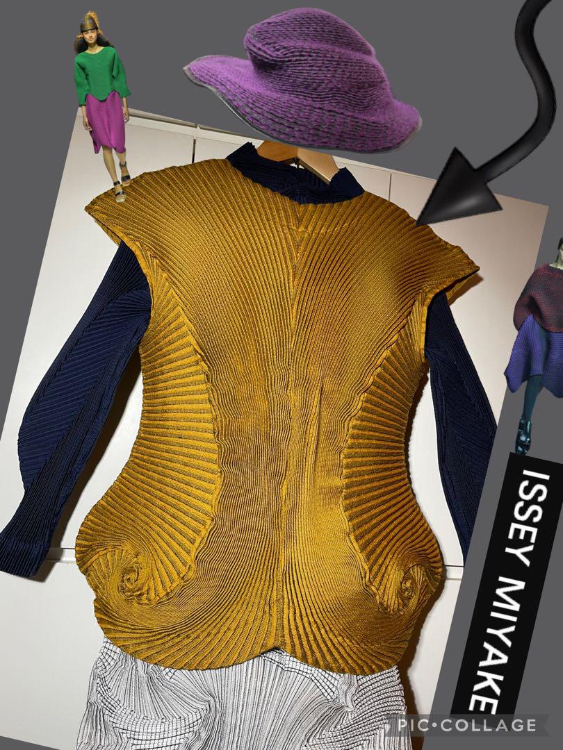 イッセイミヤケ 3Dスチーム トップス 秋冬用 issey miyake イッセイミヤケ 3Dスチーム トップス 秋冬用 issey miyake