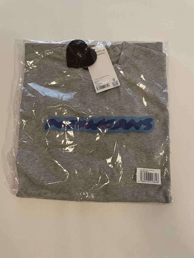 NewJeans Tシャツ　グレー　L 新品　未開封