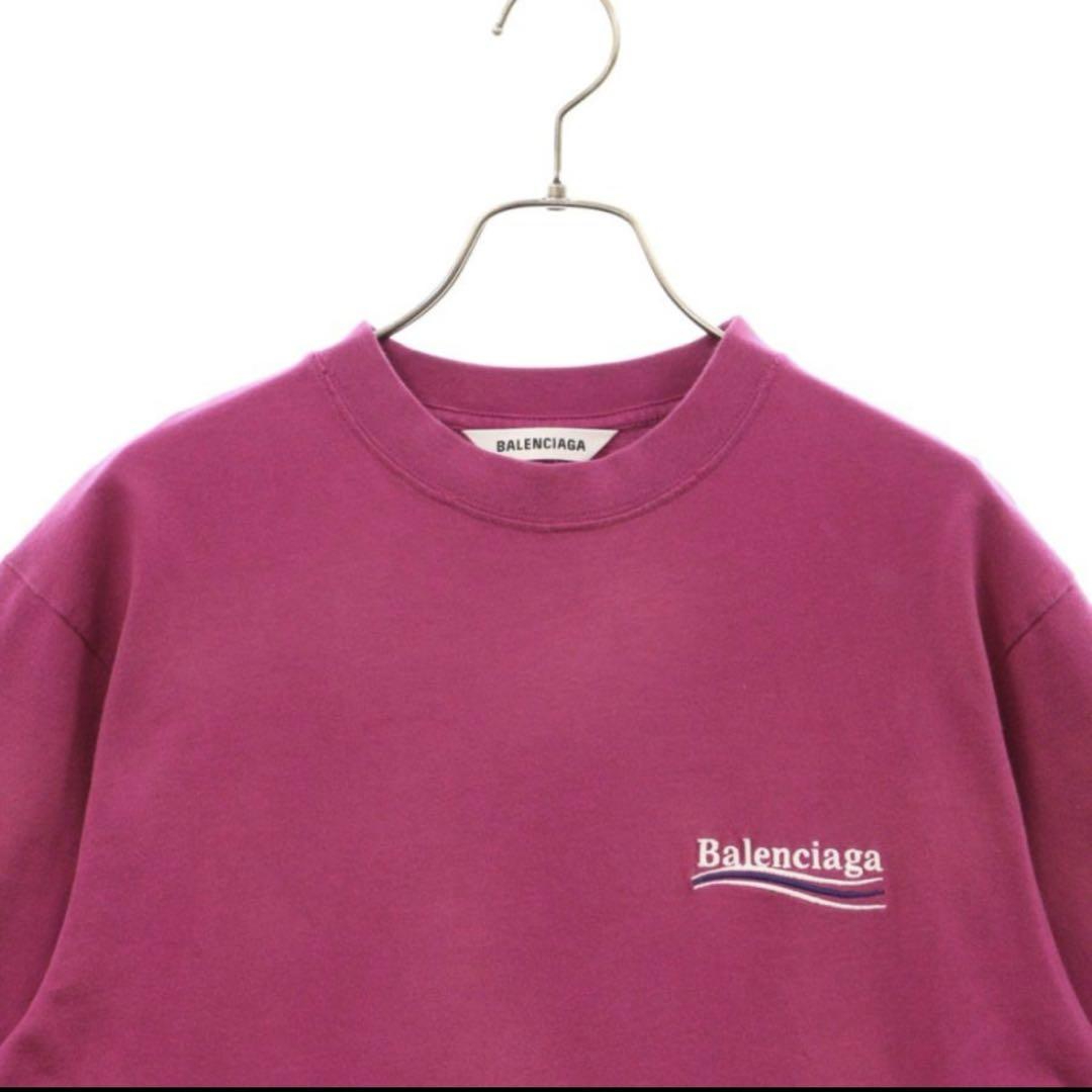 バレンシアガ Balenciaga ワンピース ピンク Tシャツ