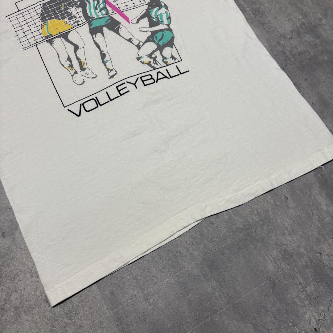 80s Hanes USA製 ヴィンテージ Tシャツ バレーボール ビーチ