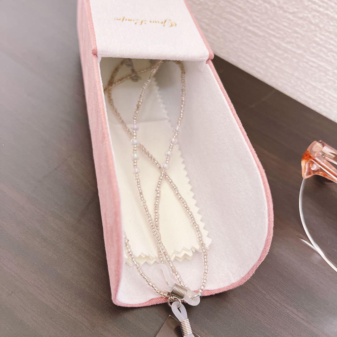眼鏡市場　拡大鏡メガネ　グランルーペ　美品 美品 ピンク 眼鏡市場 拡大鏡メガネ グランルーペ - メルカリ