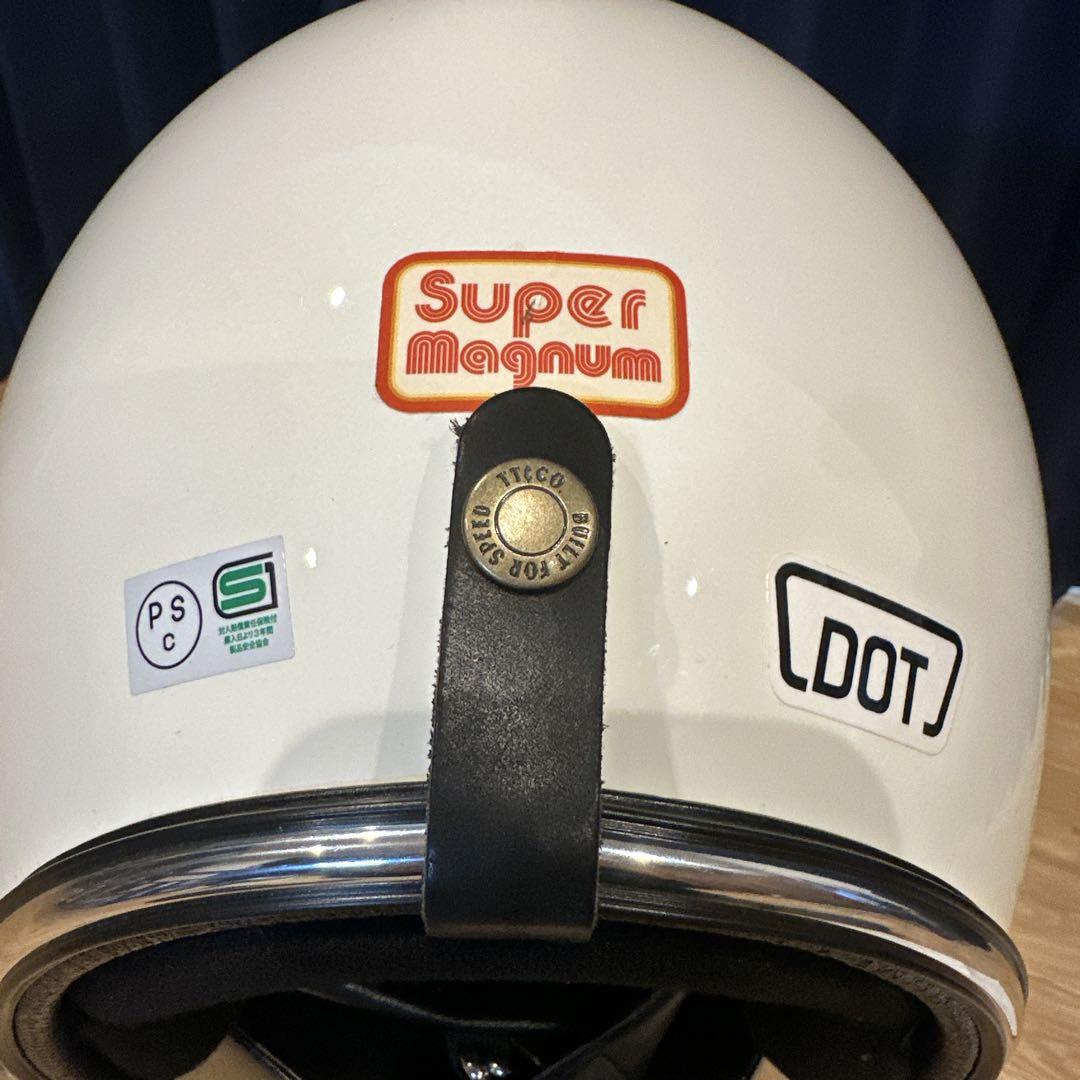 TT&CO スーパーマグナム ジェットヘルメット Sサイズ Mサイズ内装セット付