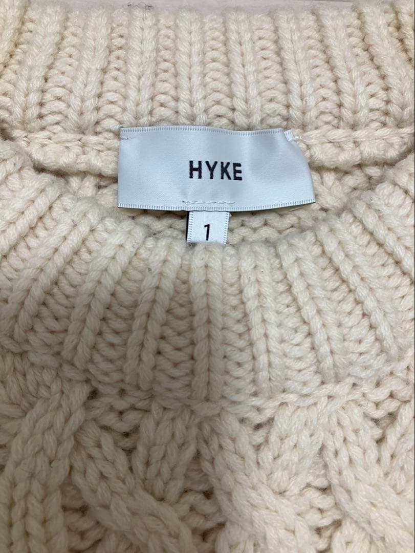 HYKE/ハイク フィッシャーマン ケーブルニット オーバーサイズ HYKE/ハイク フィッシャーマン ケーブルニット オーバーサイズ